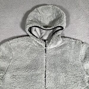 BackCountry Hoodie Mens Large Gray Sherpa‎ Fleece 1/4 Zip High Pile Outdoor Logo